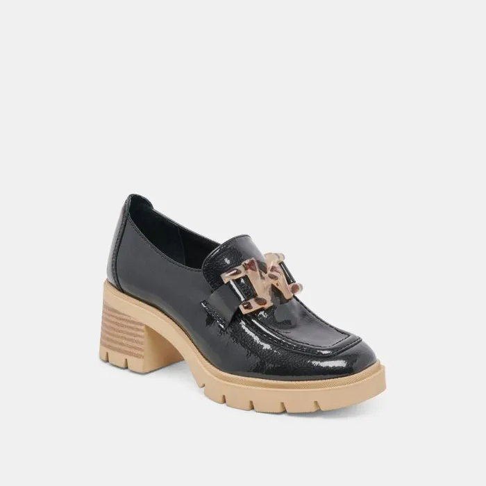 Dolce Vita Harold Heels Midnight Patent Leather Women Heels