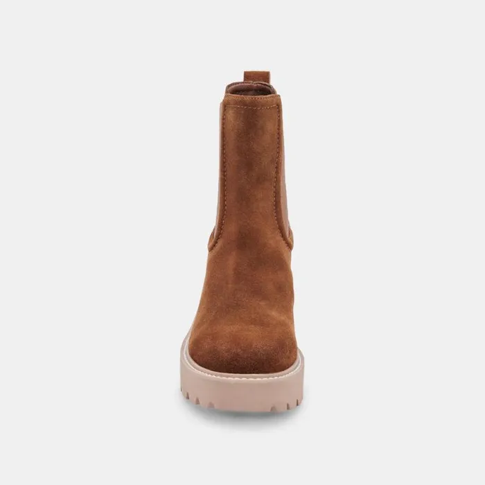 Dolce Vita Hawk H2O Booties Dk Brown Suede Dk Brown Suede H2o Women Boots and Booties