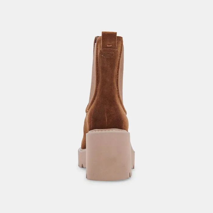 Dolce Vita Hawk H2O Booties Dk Brown Suede Dk Brown Suede H2o Women Boots and Booties