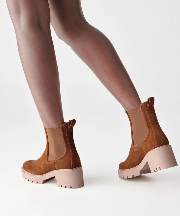Dolce Vita Hawk H2O Booties Dk Brown Suede Dk Brown Suede H2o Women Boots and Booties