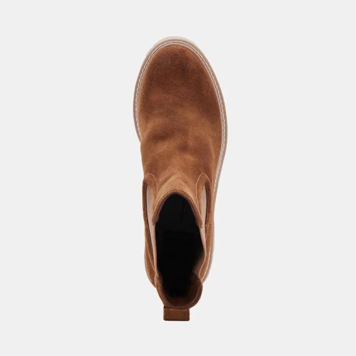 Dolce Vita Hawk H2O Booties Dk Brown Suede Dk Brown Suede H2o Women Boots and Booties