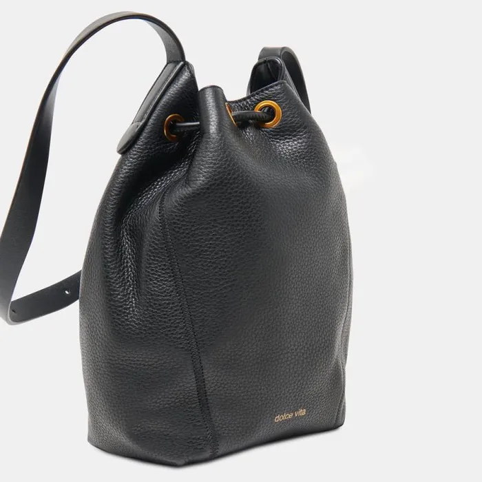 Dolce Vita Heidi Shoulder Bag Black Multi Leather Women Handbags