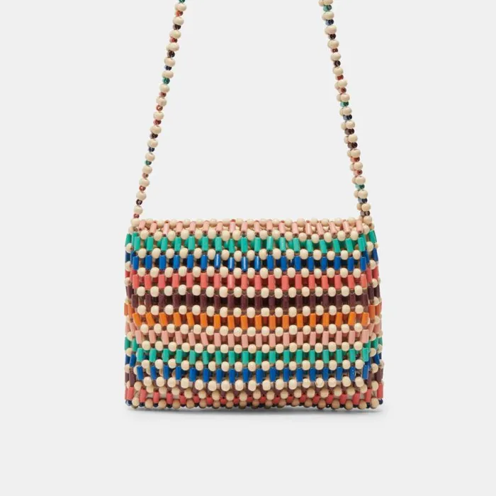 Dolce Vita Ida Shoulder Bag Multi Wood Women Handbags