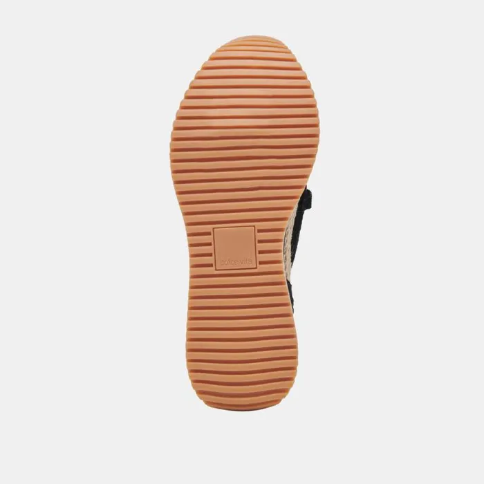Dolce Vita Jadah Sneakers Onyx Suede Women Flats and Loafers
