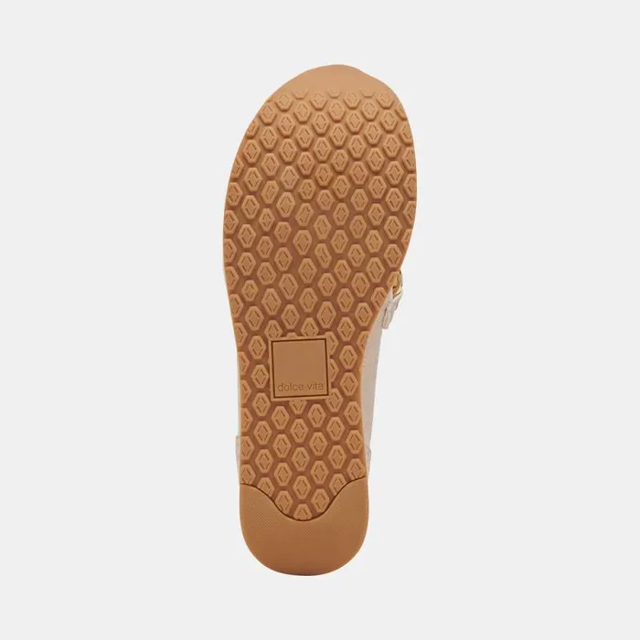 Dolce Vita Jhenee Sneakers Light Gold Nubuck Women Flats and Loafers