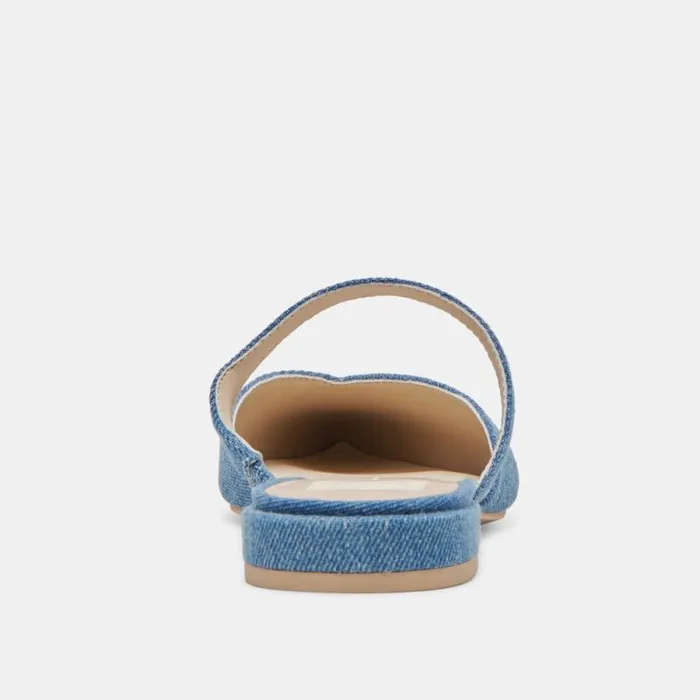 Dolce Vita Kanika Flats Blue Denim Women Flats and Loafers