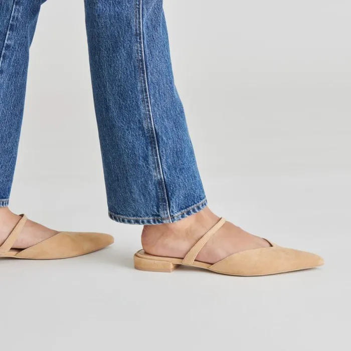 Dolce Vita Kanika Flats Tan Suede Women Flats and Loafers