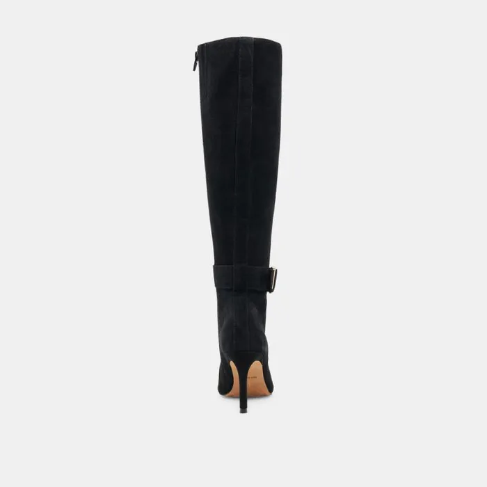 Dolce Vita Kinzy Boots Onyx Suede Women Boots and Booties