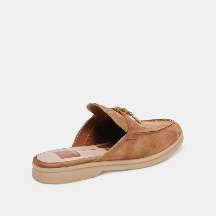Dolce Vita Lasail Flats Brown Suede Women Flats and Loafers