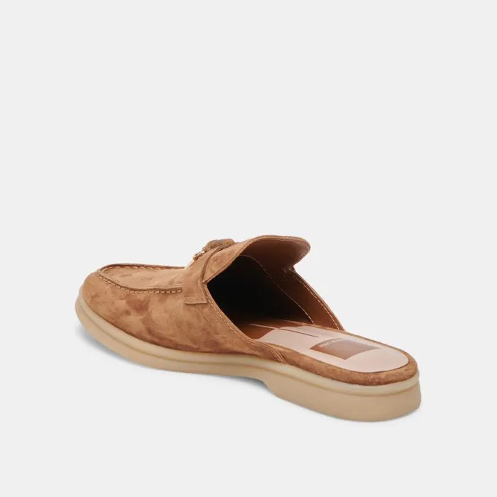 Dolce Vita Lasail Flats Brown Suede Women Flats and Loafers