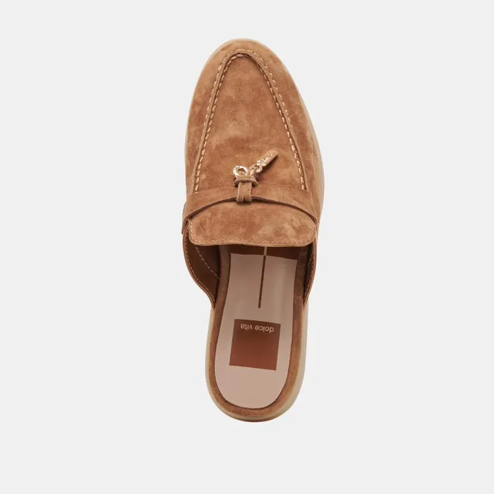 Dolce Vita Lasail Flats Brown Suede Women Flats and Loafers
