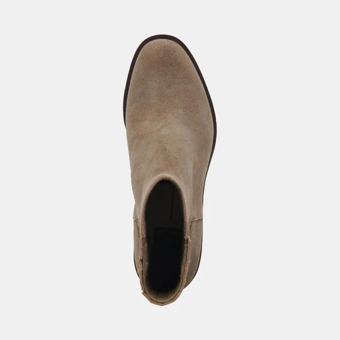 Dolce Vita Linny H2O Wide Boots Olive Suede Women Boots and Booties