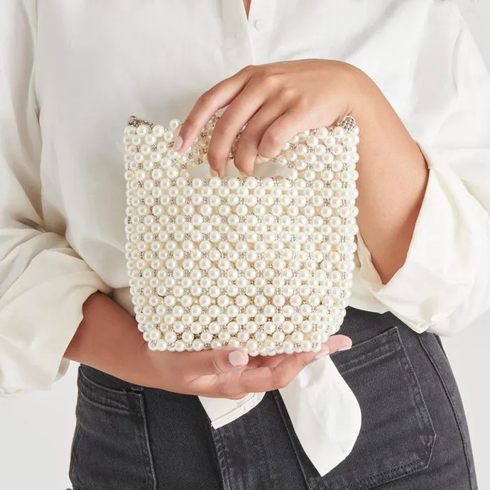 Dolce Vita Lisbet Handbag Pearl Women Handbags