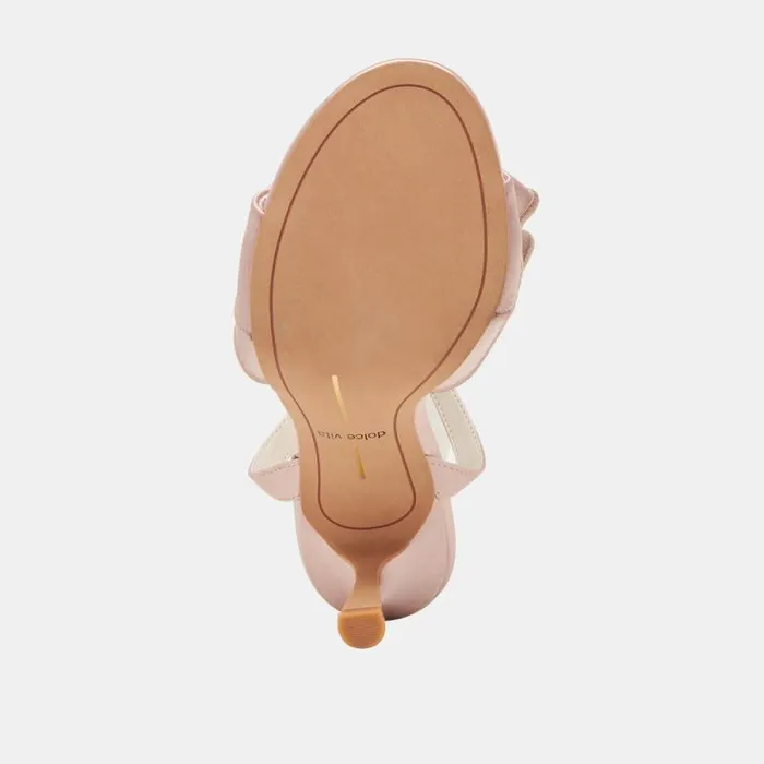 Dolce Vita Lunete Heels Lt Blush Satin Women Heels