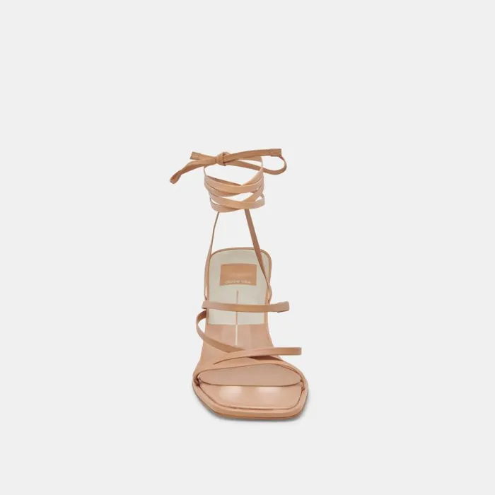 Dolce Vita Malabo Heels Light Tan Leather Women Heels