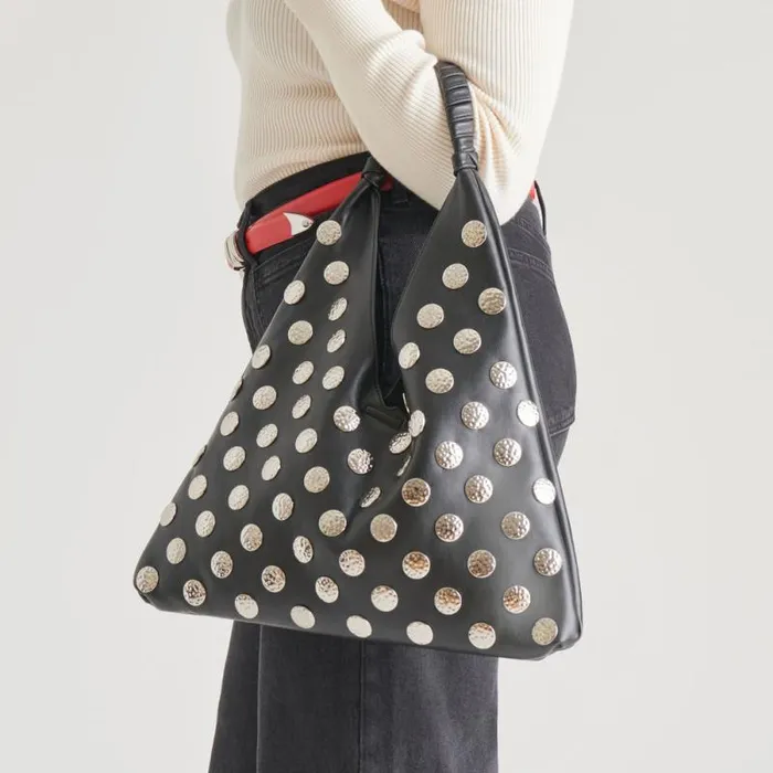 Dolce Vita Mia Stud Tote Black Multi Stella Women Handbags