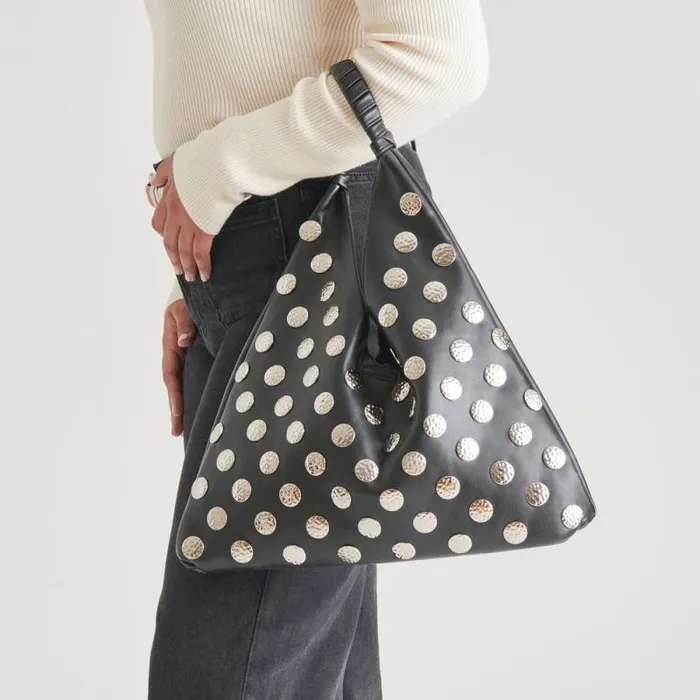 Dolce Vita Mia Stud Tote Black Multi Stella Women Handbags