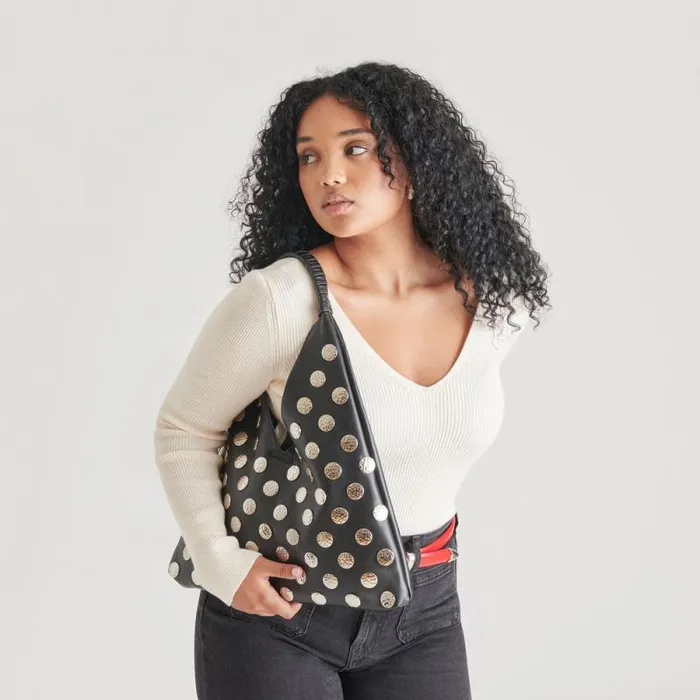 Dolce Vita Mia Stud Tote Black Multi Stella Women Handbags