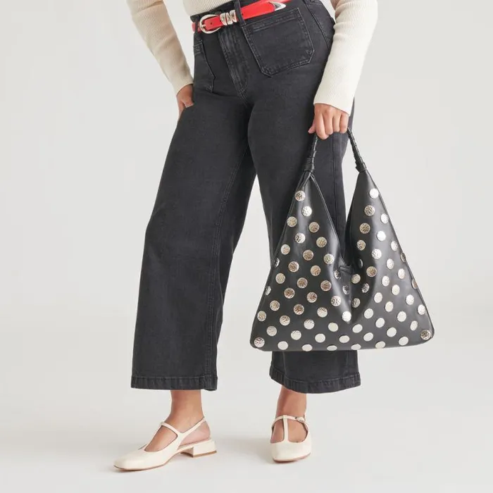 Dolce Vita Mia Stud Tote Black Multi Stella Women Handbags