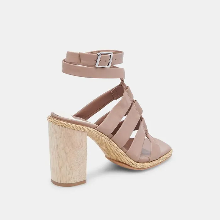 Dolce Vita Olema Heels Cafe Leather Women Heels