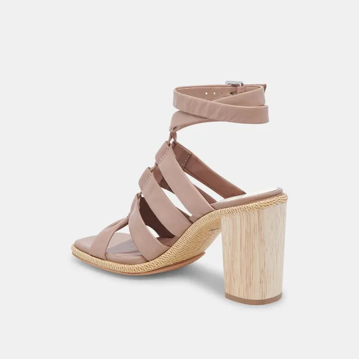 Dolce Vita Olema Heels Cafe Leather Women Heels