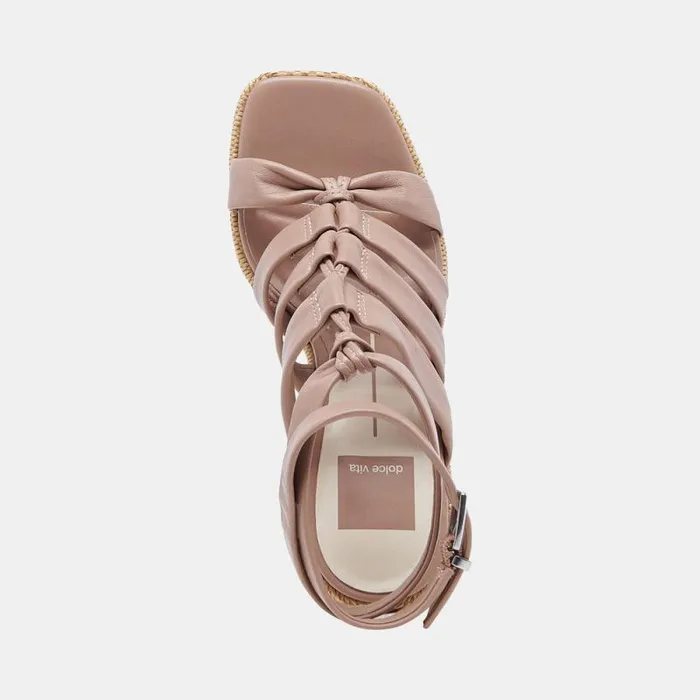 Dolce Vita Olema Heels Cafe Leather Women Heels