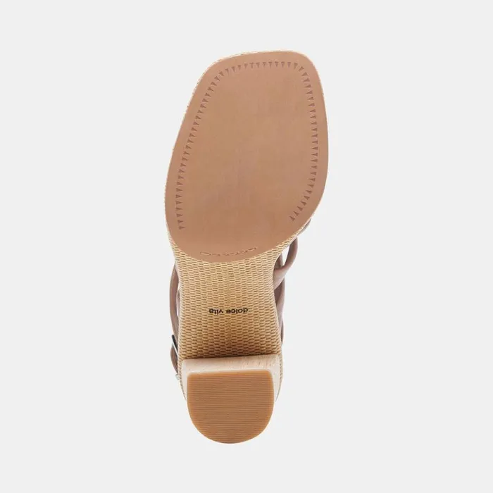 Dolce Vita Olema Heels Cafe Leather Women Heels