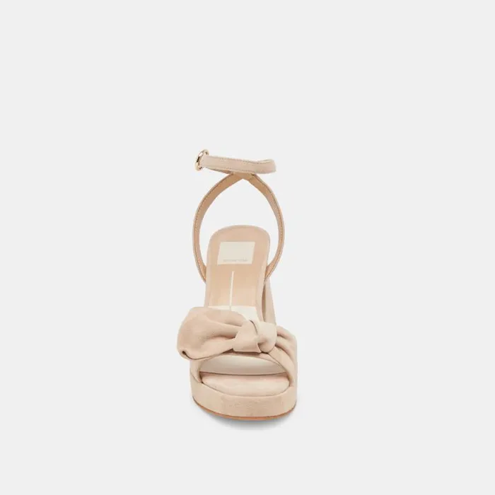 Dolce Vita Pacie Heels Camel Suede Women Heels