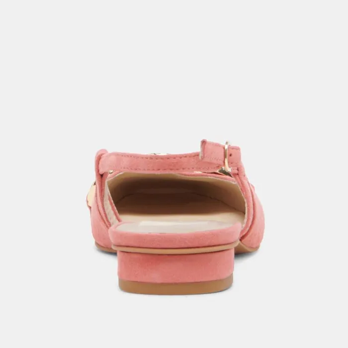 Dolce Vita Ramano Flats Coral Suede Women Flats and Loafers