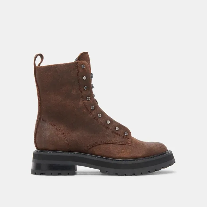Dolce Vita Ranier Boots Cocoa Suede Women Boots and Booties