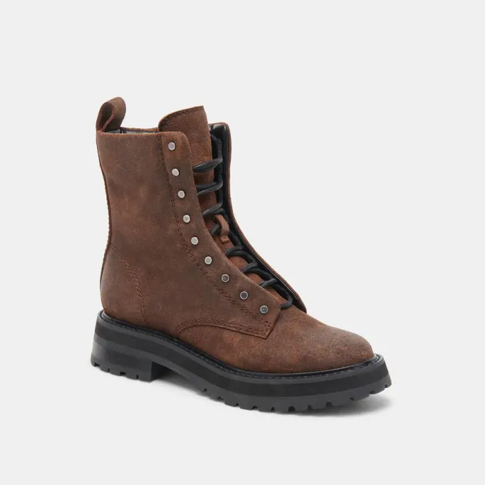 Dolce Vita Ranier Boots Cocoa Suede Women Boots and Booties