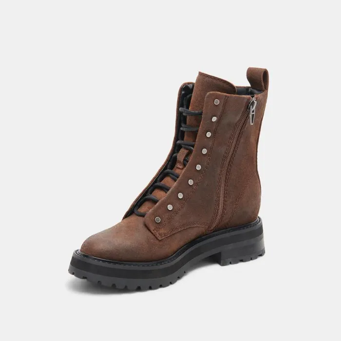Dolce Vita Ranier Boots Cocoa Suede Women Boots and Booties
