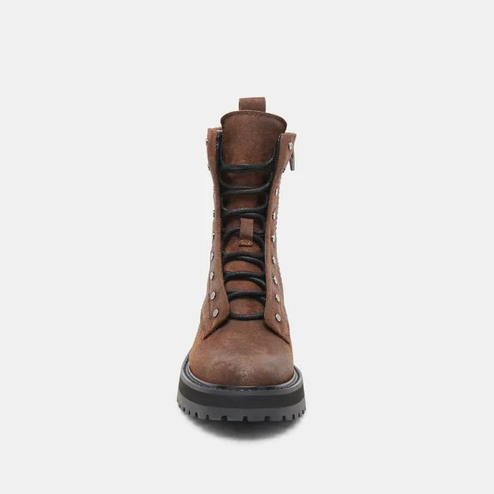 Dolce Vita Ranier Boots Cocoa Suede Women Boots and Booties