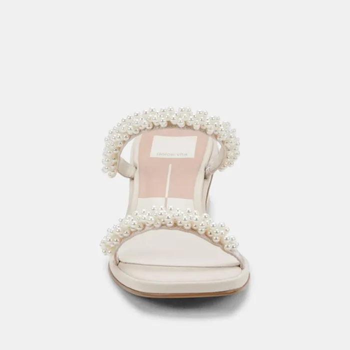 Dolce Vita River Pearl Heels Vanilla Pearls Women Heels