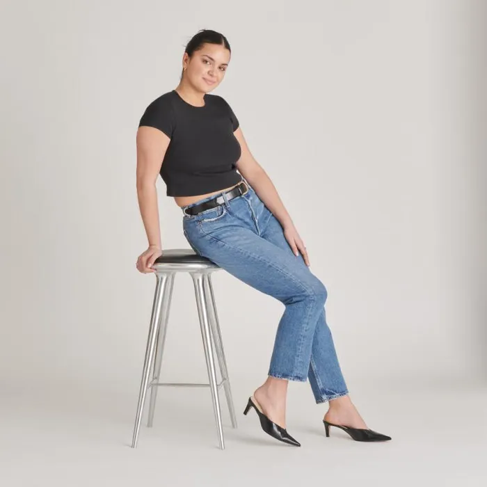 Dolce Vita Sarina Heels Midnight Crinkle Patent Women Mules and Clogs