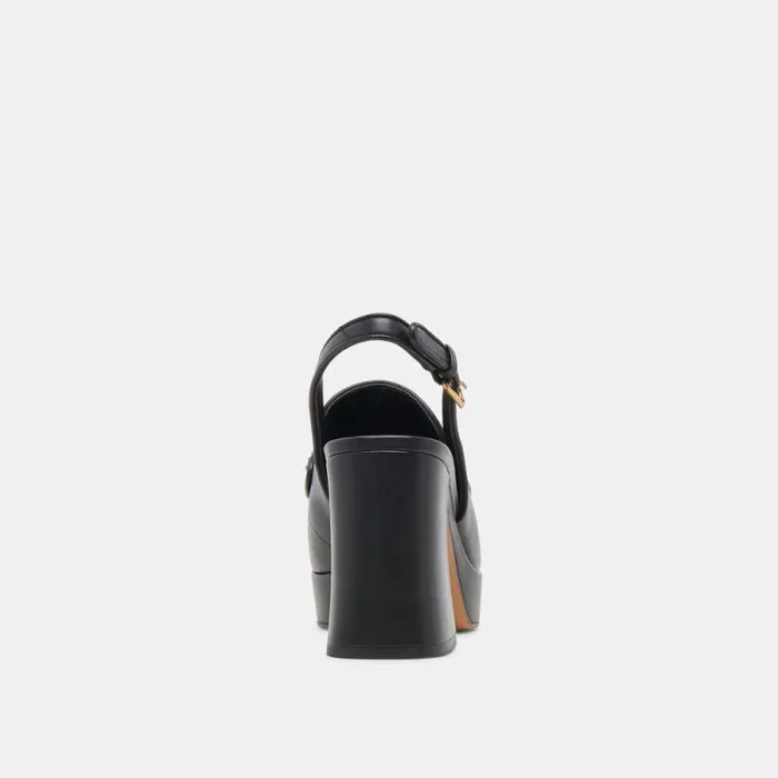 Dolce Vita Sirus Heels Black Leather Women Heels