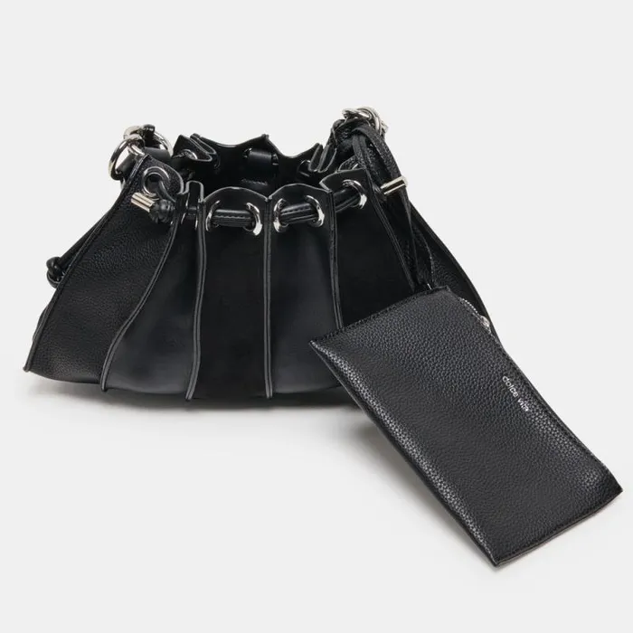 Dolce Vita Toni Crossbody Black Leather Women Handbags