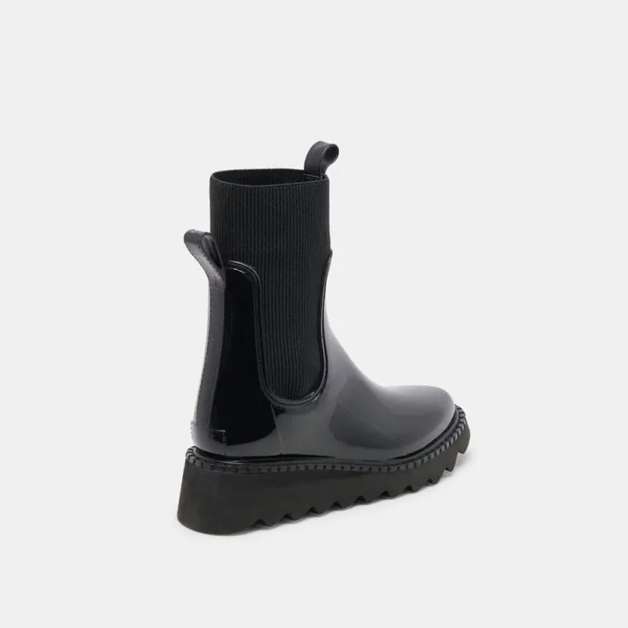Dolce Vita Tropic H2O Boots Midnight Patent Stella Women Boots and Booties