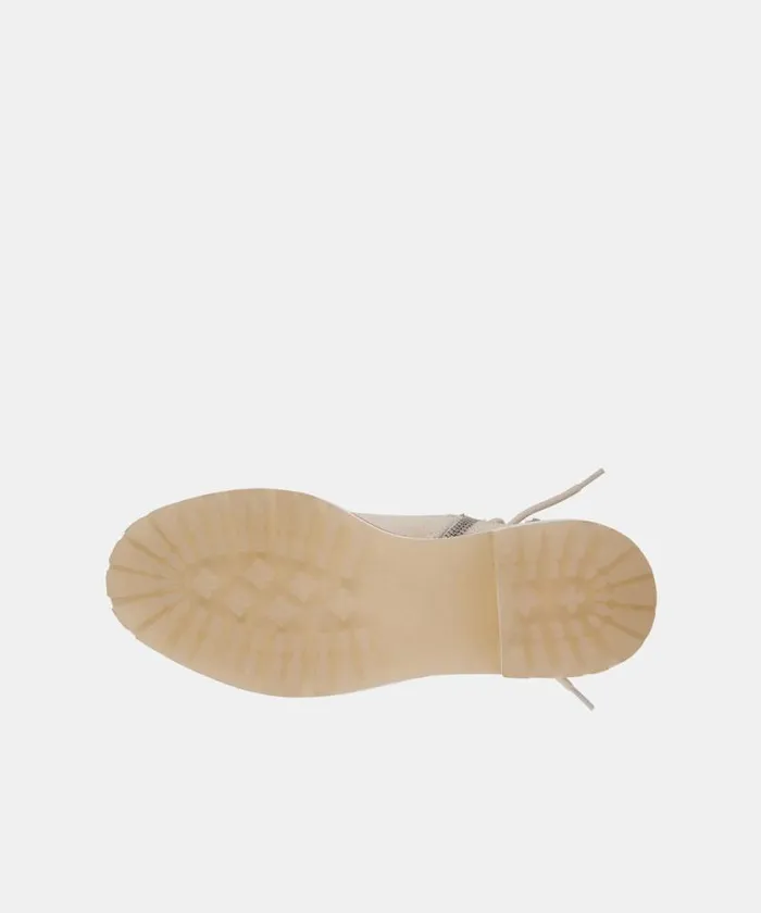 Dolce Vita Whitny Boots Sandstone Canvas Women Boots and Booties