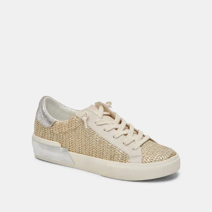 Dolce Vita Zina Sneakers Platinum Knit Women Sneakers