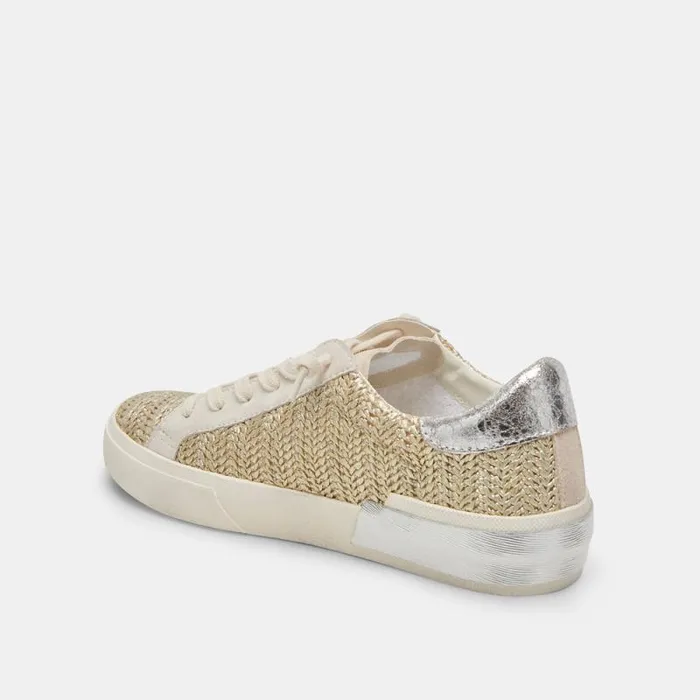 Dolce Vita Zina Sneakers Platinum Knit Women Sneakers