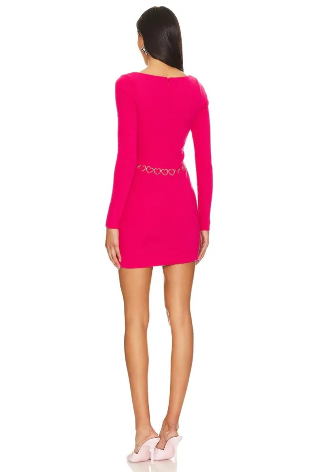 Dominique Mini Dress Dark Pink Women Lovers and Friends Dresses