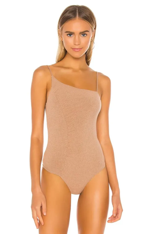 Donovan Bodysuit Tan Women Lovers and Friends Tops