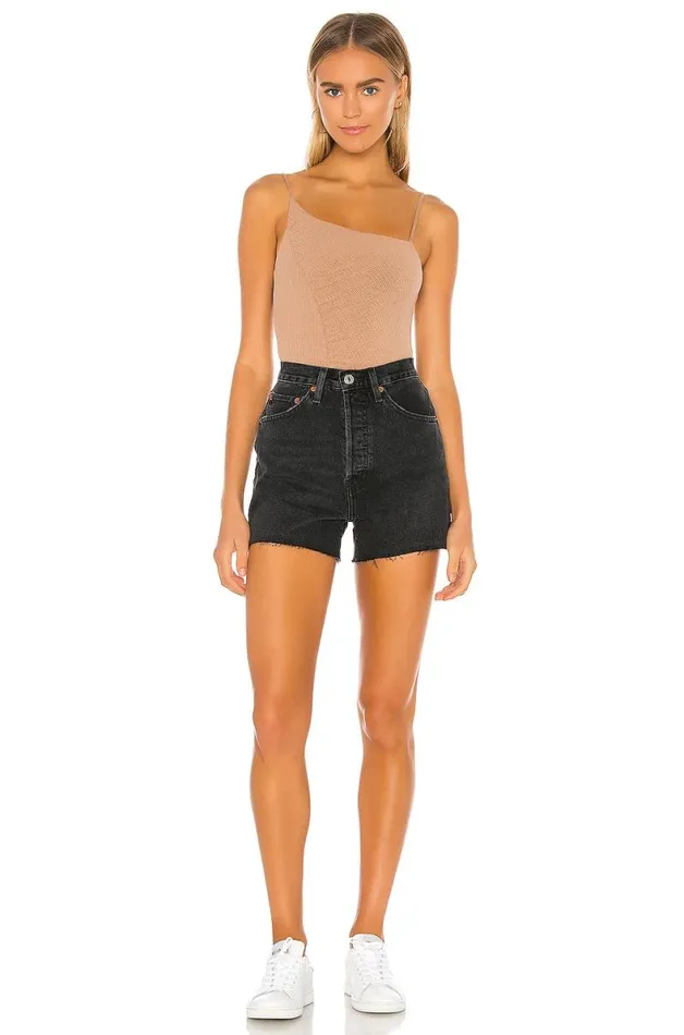 Donovan Bodysuit Tan Women Lovers and Friends Tops