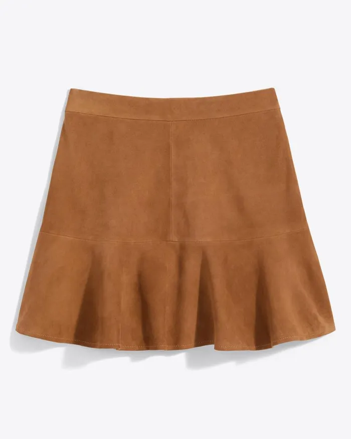 Draper James Bottoms and Skirts Women Flutter Skirt In Suede