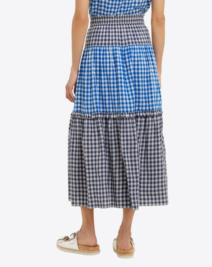 Draper James Bottoms and Skirts Women Peasant Skirt In Blue Gingham