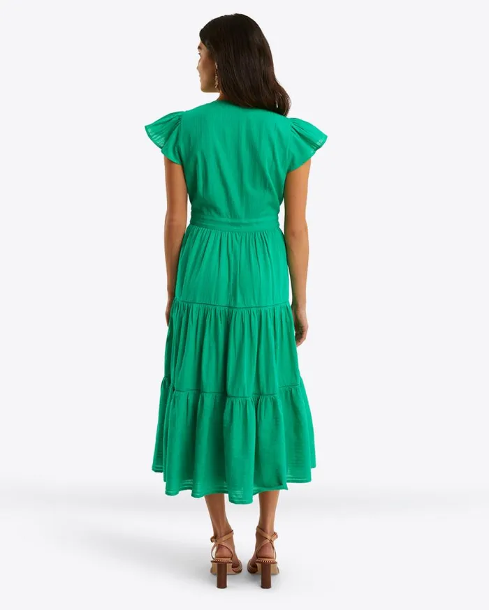 Draper James Dresses Women Lainey Midi Dress In Cotton Dobby