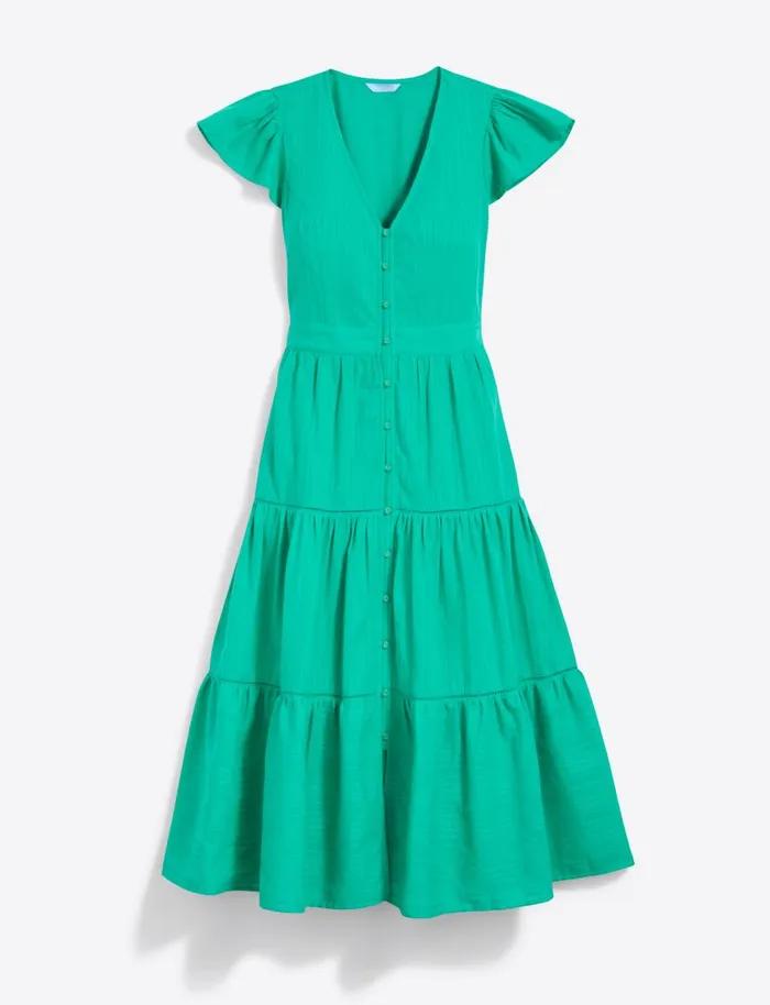 Draper James Dresses Women Lainey Midi Dress In Cotton Dobby