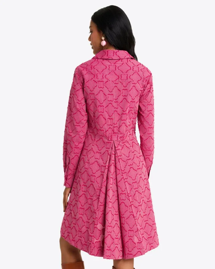 Draper James Dresses Women Layla Shirtdress In Textured Stripe