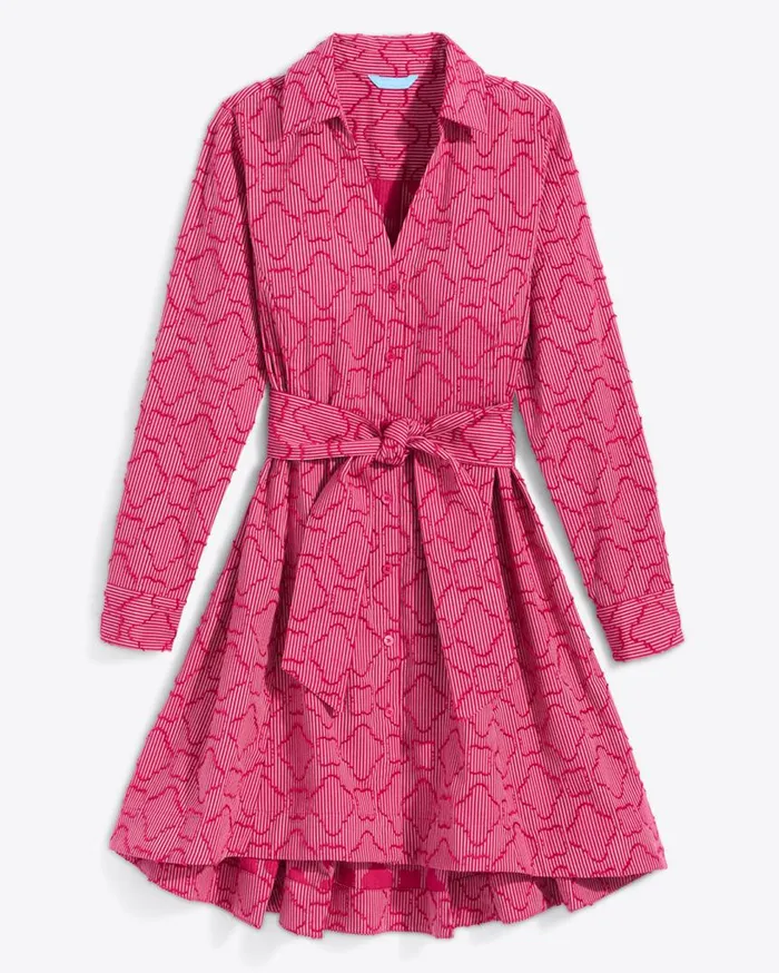 Draper James Dresses Women Layla Shirtdress In Textured Stripe
